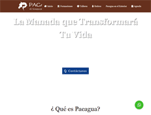 Tablet Screenshot of pacagua.com